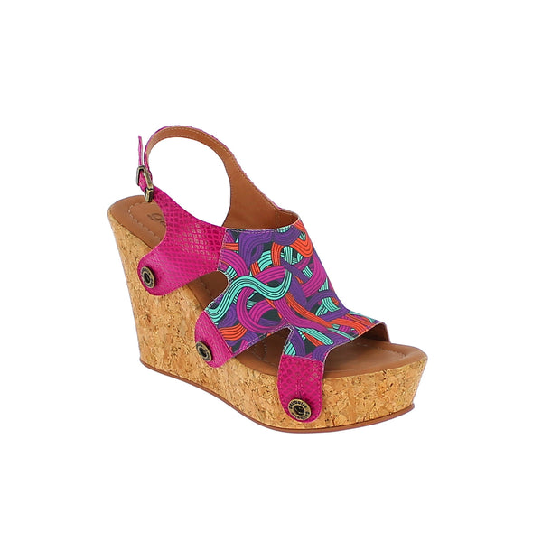 giovanna gv18 combo satin ritmo/snake pink strap - galibelle