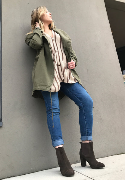 bt00 brown suede HIGH ankle boot 1504020 br - galibelle