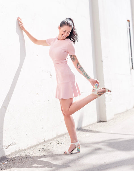 City collection Lisbon nude shoe