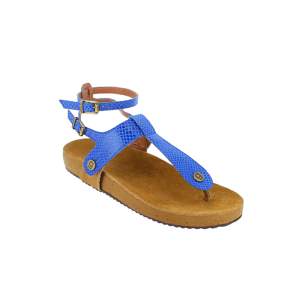 gabriela gb17 snake royal blue strap - galibelle