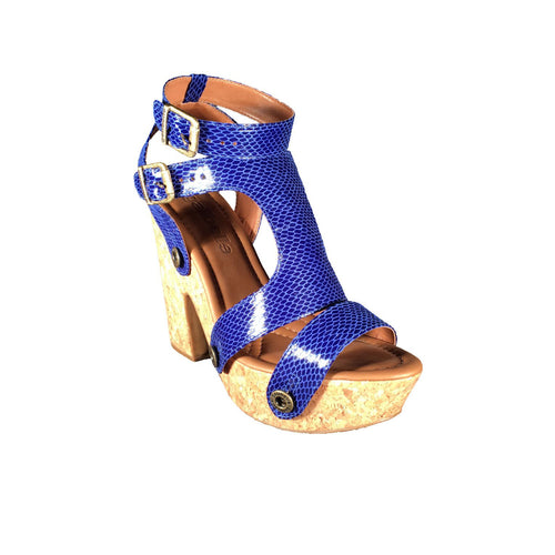 sara sr19 snake royal blue strap - galibelle
