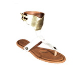 gal gl20 combo varnish white/gold strap - galibelle