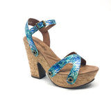 sara sr01 green satin floral strap