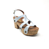 michelle me30 cb12 suede celeste/white black gold strap