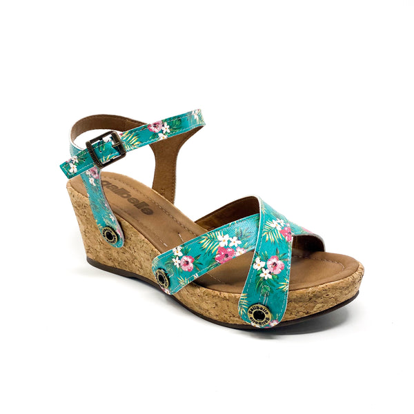 danni da13 floral leather strap