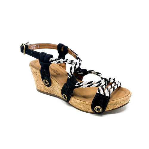 danni da32 cb17 suede black/cord blk white grey strap
