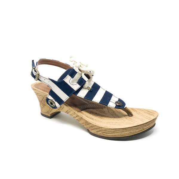 noya no05 cb9 fabric navy blue/cord natural strap