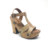 sara sr25 camel nude leather strap