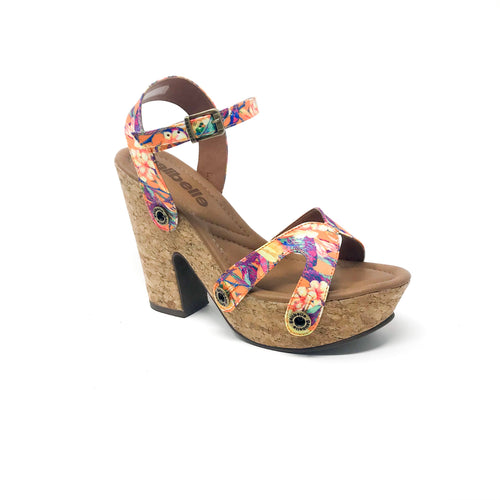 sara sr01 orange satin floral strap