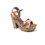 sara sr01 orange satin floral strap