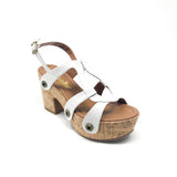 michelle me30 cb14 varnish white/black lurex gold strap