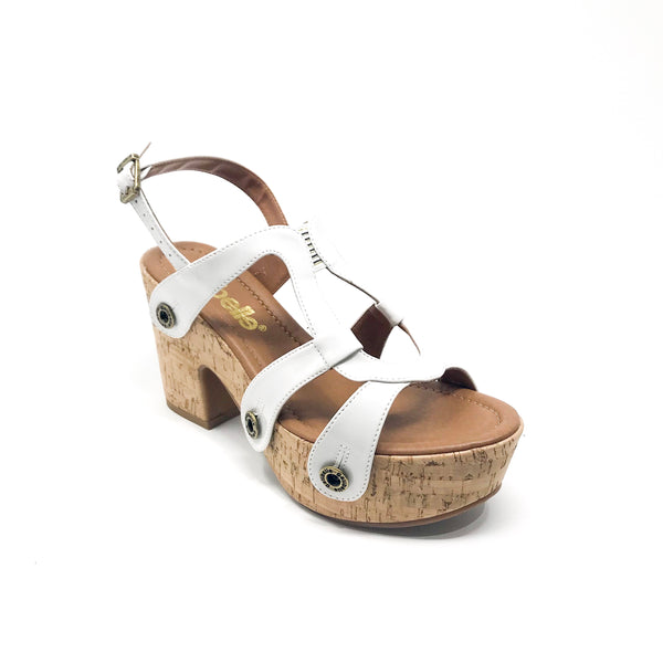 michelle me30 cb14 varnish white/black lurex gold strap